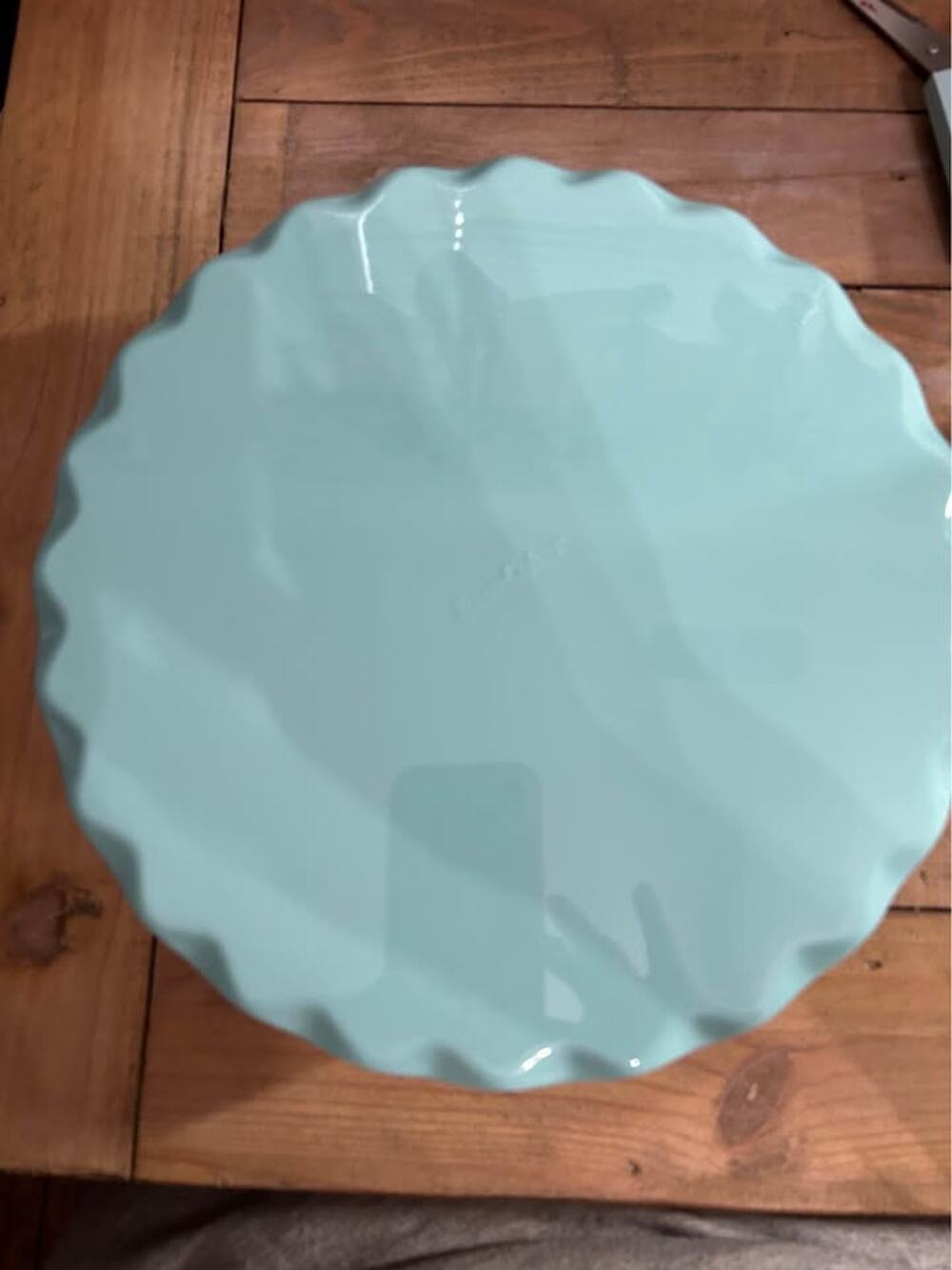 Susie Cakes cake stand Robins Egg Blue